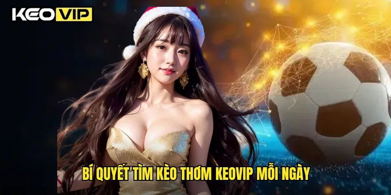 Bí quyết tìm kèo thơm Keovip mỗi ngày