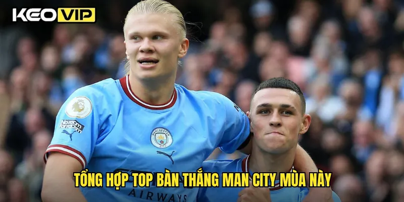 Tổng hợp top bàn thắng Man City mùa này