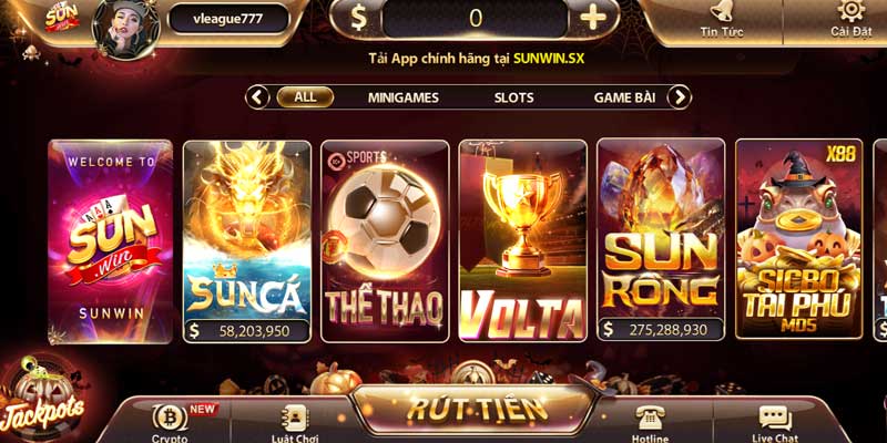Phân biệt Sunwin chính hãng và giải mạo sao mới đúng? 3 Giao diện game Sunwin chính hãng